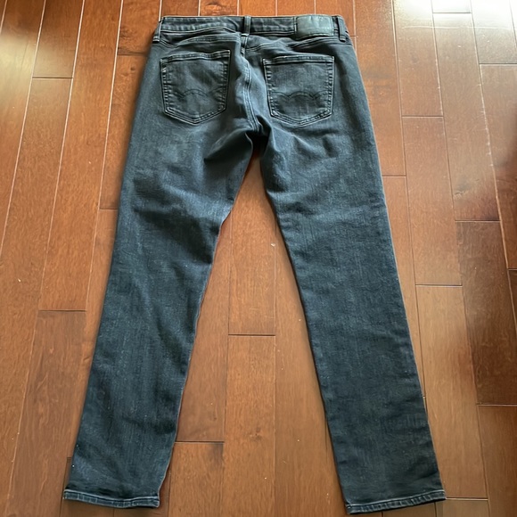 American Eagle black jeans slim cut extreme flex 4 Sz 30 30 - Picture 2 of 6